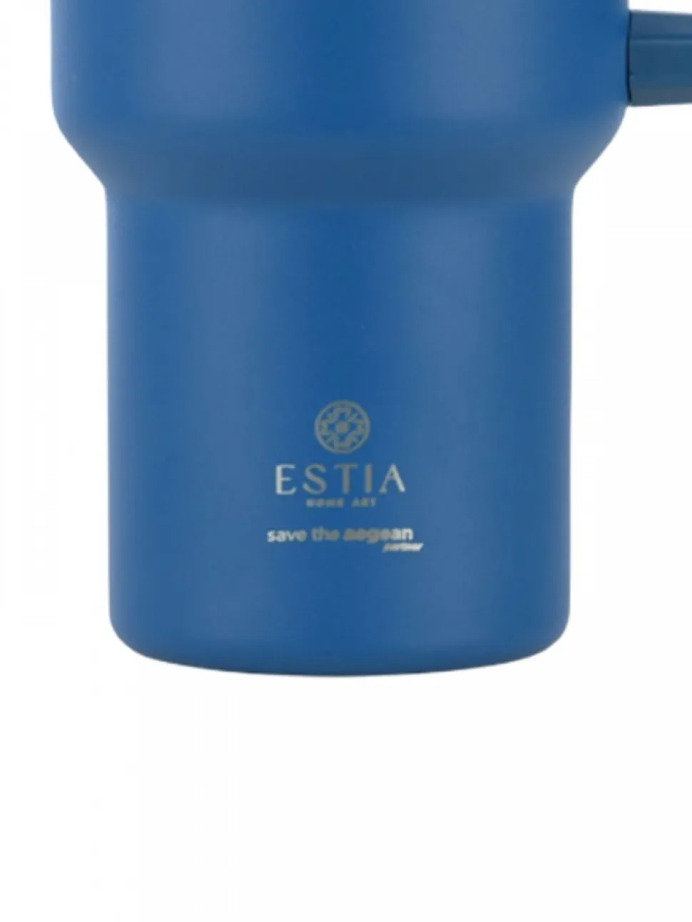 Kubek termiczny ze słomką 900 ml Denim Blue