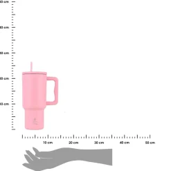 Kubek termiczny ze słomką 900 ml Blossom Rose