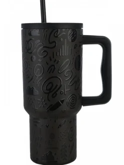 Kubek termiczny ze słomką 900 ml Noir Echo