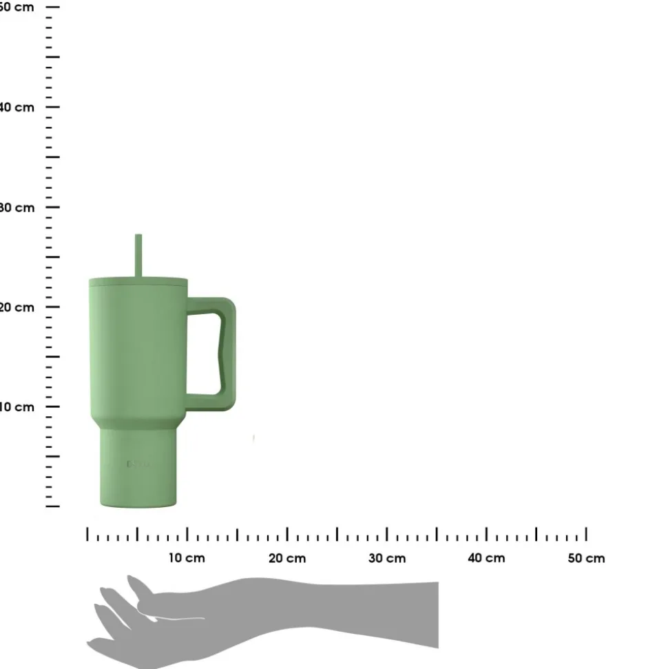 Kubek termiczny ze słomką 900 ml Pine