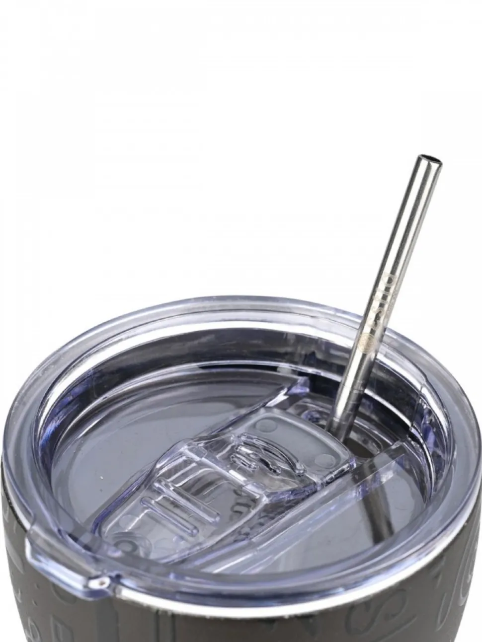 Kubek termiczny ze słomką 350 ml Noir Echo