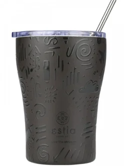 Kubek termiczny ze słomką 350 ml Noir Echo