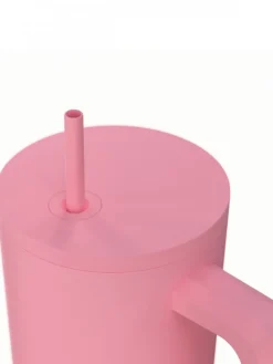 Kubek termiczny ze słomką 900 ml Rose