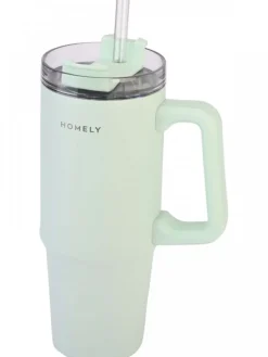 Kubek termiczny ze słomką 900 ml Seafoam
