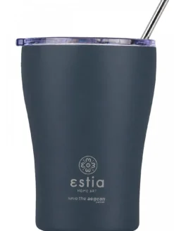 Kubek termiczny ze słomką 350 ml Indigo