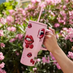 Kubek termiczny ze słomką 900 ml Blush Pop