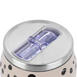 Kubek termiczny ze słomką 500 ml Leopard Taupe