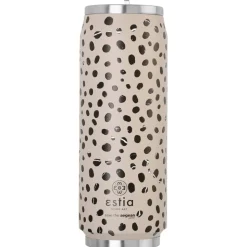 Kubek termiczny ze słomką 500 ml Leopard Taupe