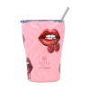 Kubek termiczny ze słomką 350 ml Blush Pop