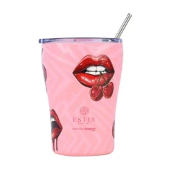 Kubek termiczny ze słomką 350 ml Blush Pop
