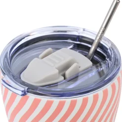 Kubek termiczny ze słomką 350 ml Soft Ripple