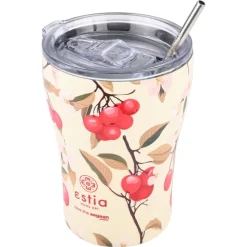 Kubek termiczny ze słomką 350 ml Sakura Whisper