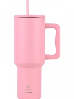 Kubek termiczny ze słomką 1200 ml Blossom Rose