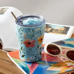 Kubek termiczny ze słomką 350 ml Sky Garden
