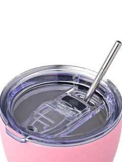 Kubek termiczny ze słomką 350 ml Blossom Rose