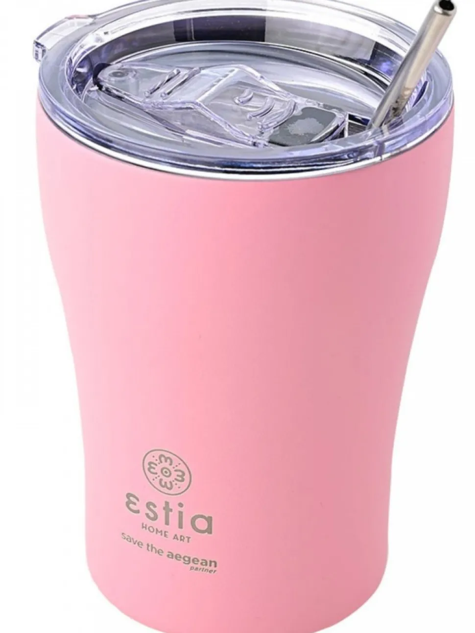 Kubek termiczny ze słomką 350 ml Blossom Rose