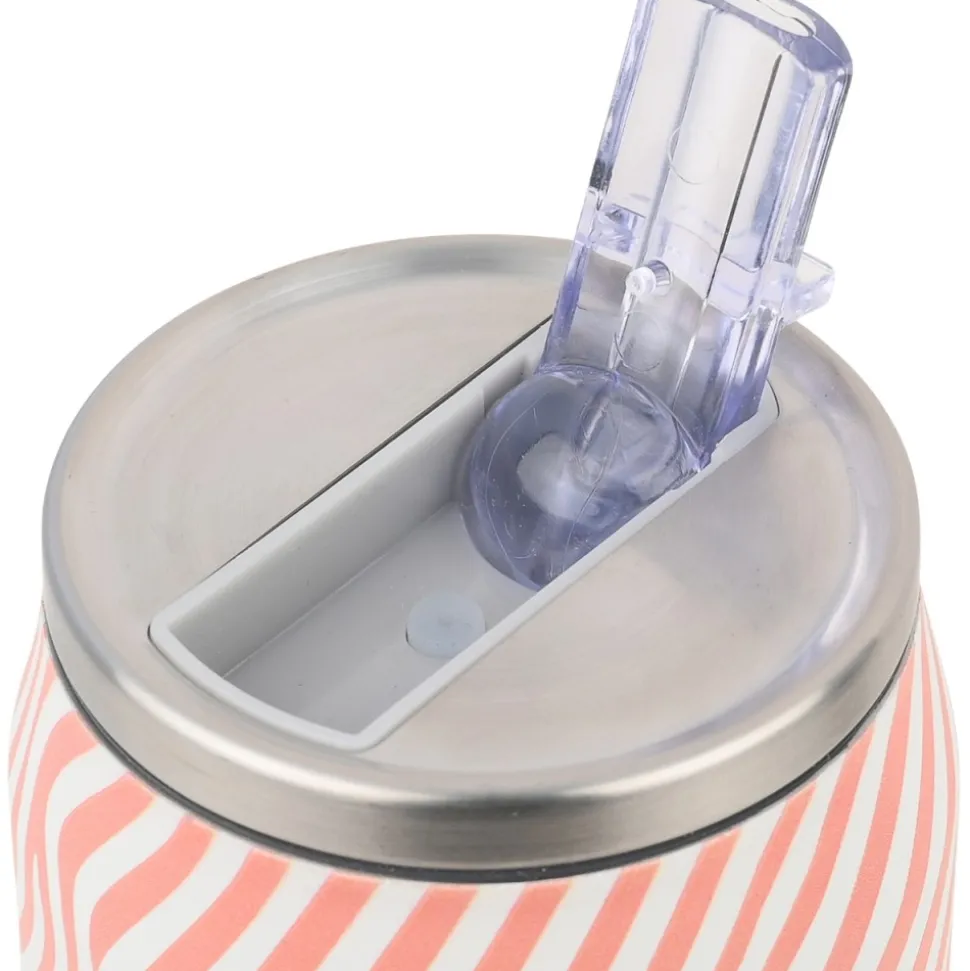 Kubek termiczny ze słomką 500 ml Soft Ripple