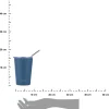 Kubek termiczny ze słomką 400 ml Indigo Blue