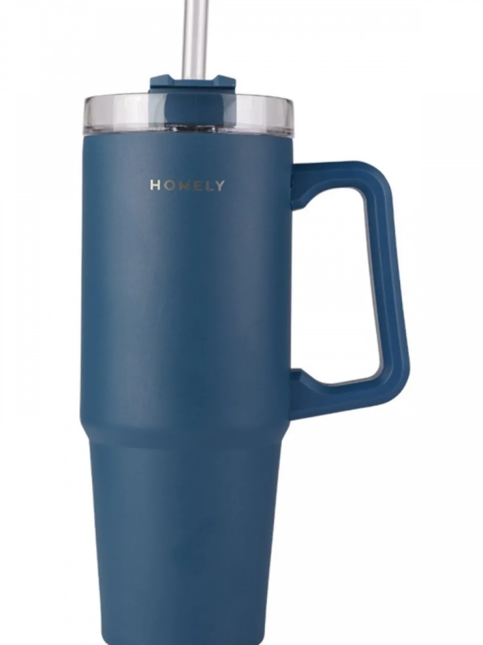 Kubek termiczny ze słomką 900 ml Indigo Blue