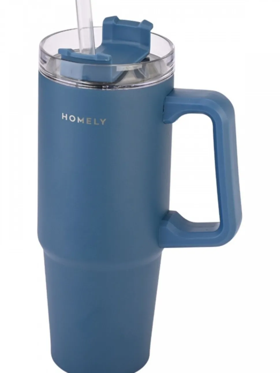 Kubek termiczny ze słomką 900 ml Indigo Blue