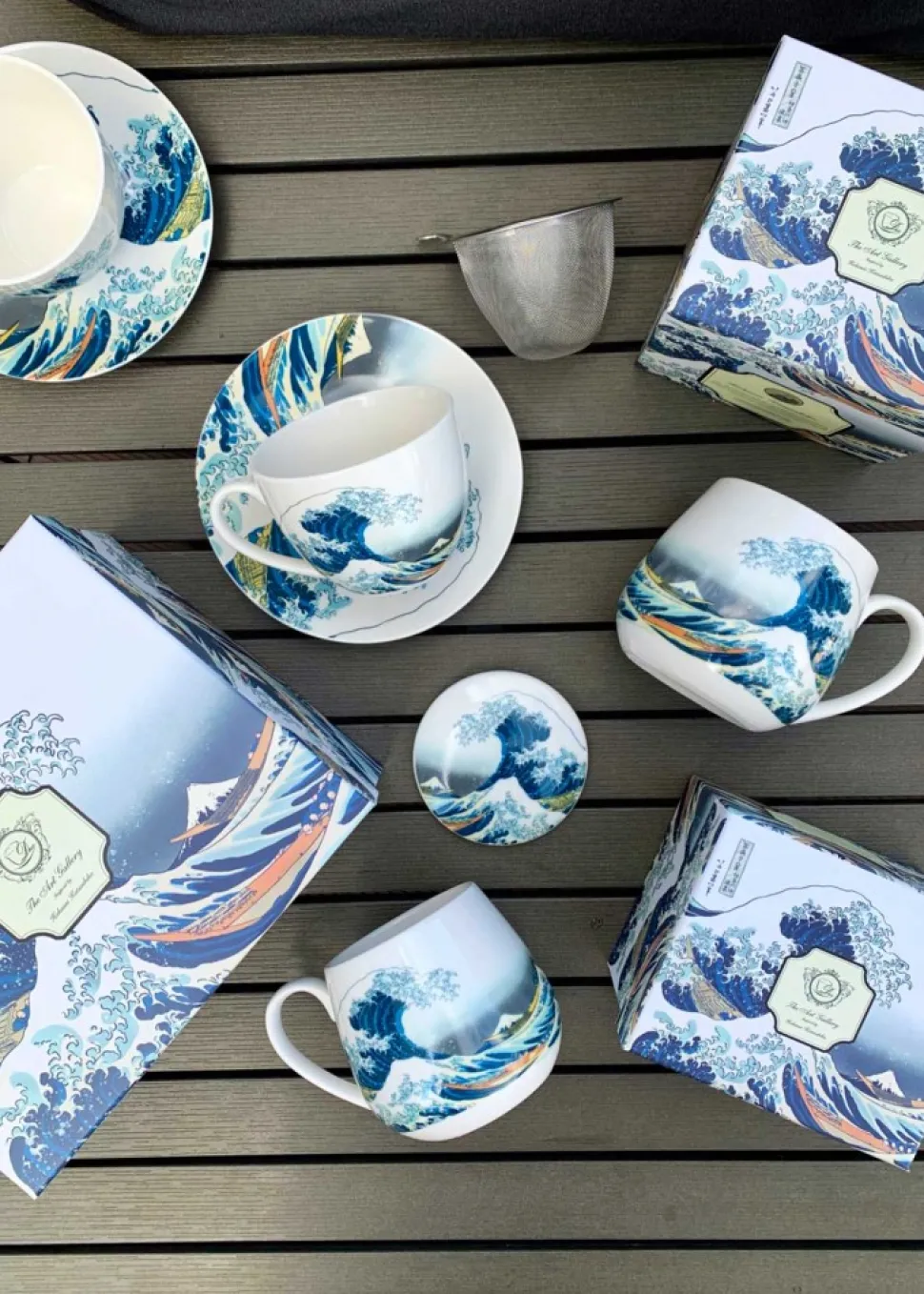 Kubek z zaparzaczem 430 ml Hokusai The Great Wave