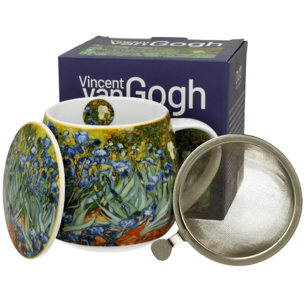 Kubek z zaparzaczem 430 ml Van Gogh Irises