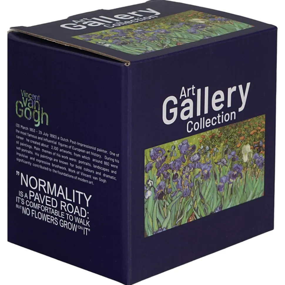 Kubek z zaparzaczem i zawieszka IRISES Van Gogh 400 ml