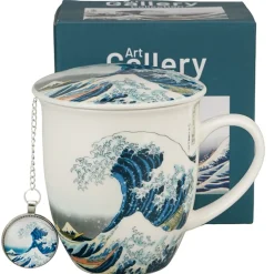 Kubek z zaparzaczem i zawieszka THE GREAT WAVE HOKUSAI 400 ml