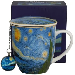 Kubek z zaparzaczem i zawieszka STARRY NIGHT Van Gogh 400 ml