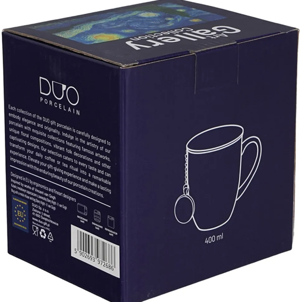 Kubek z zaparzaczem i zawieszka STARRY NIGHT Van Gogh 400 ml