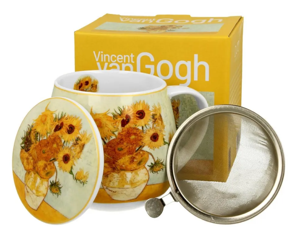 Kubek z zaparzaczem Van Gogh Sunflowers 430 ml