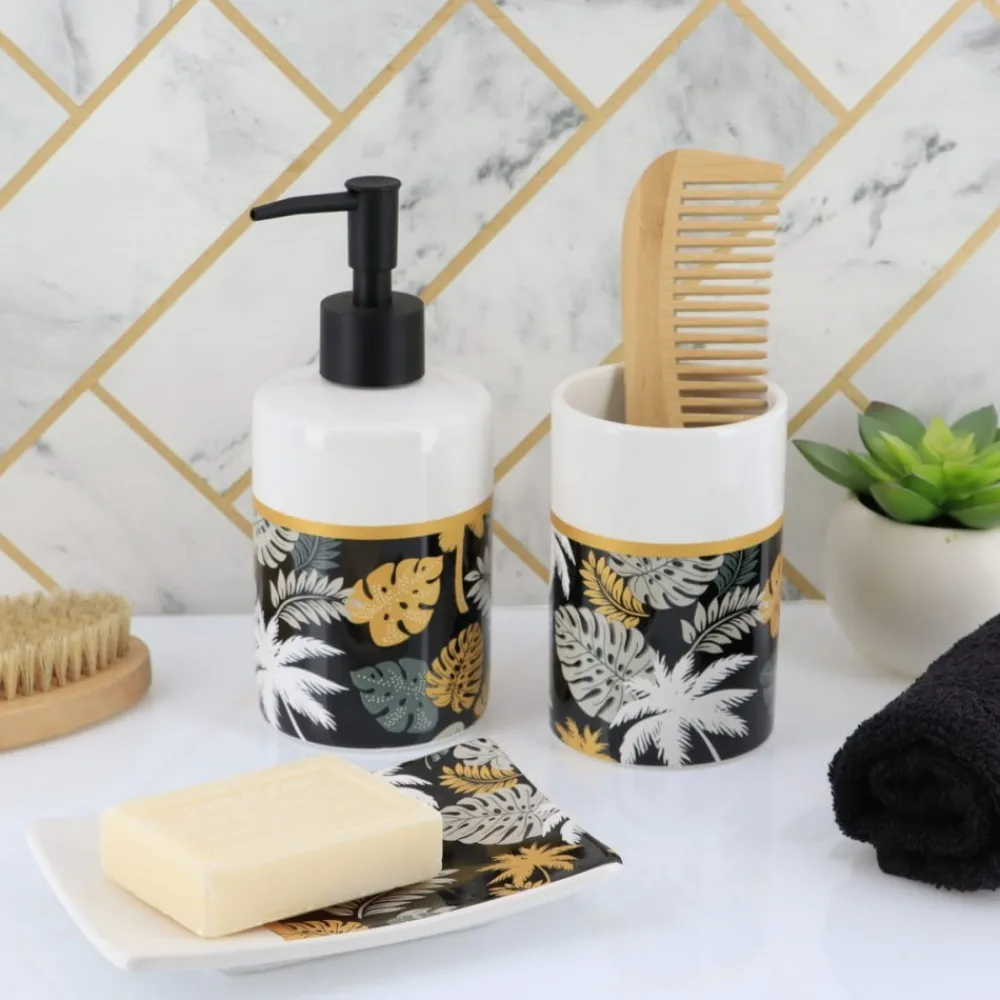 Kubek łazienkowy Gold Jungle * TENDANCE