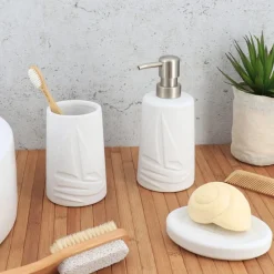 Kubek łazienkowy Manureva White 400 ml * TENDANCE