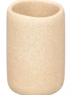 Kubek łazienkowy polyresin piaskowy * BERILO