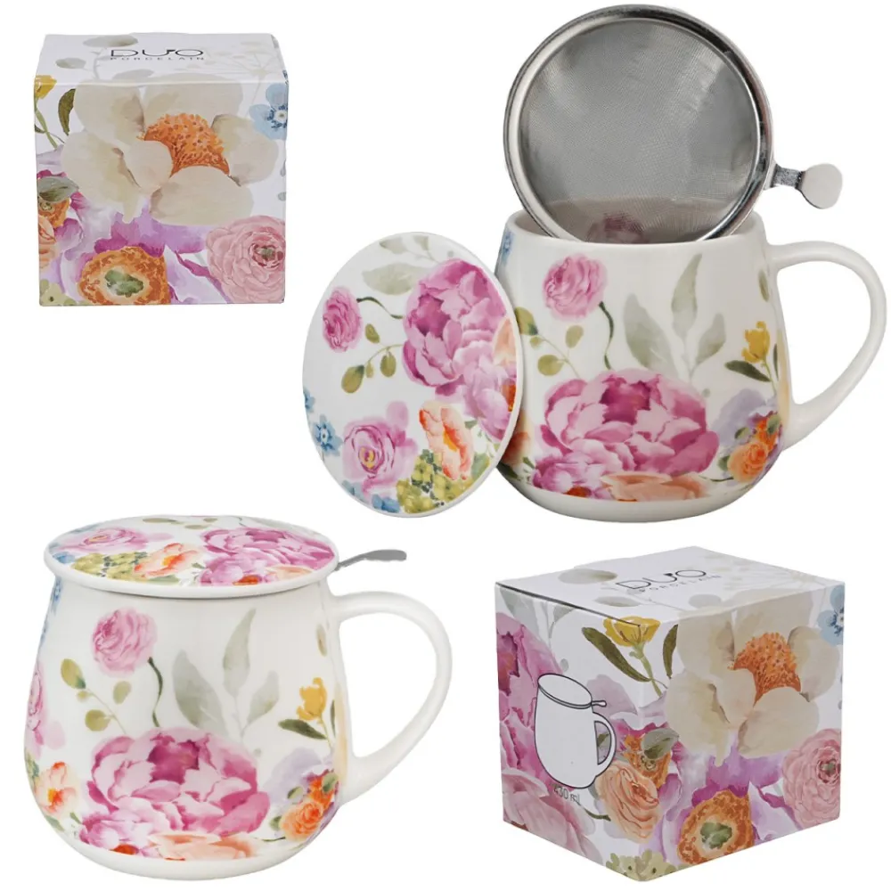 Kubek baryłka z zaparzaczem June 430 ml * Duo Outlet