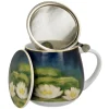 Kubek baryłka z zaparzaczem Monet Nenufars 430 ml * Duo Sale