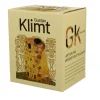 Kubek kwadratowy Klimt THE KISS ECRU 650 ml * Duo Outlet