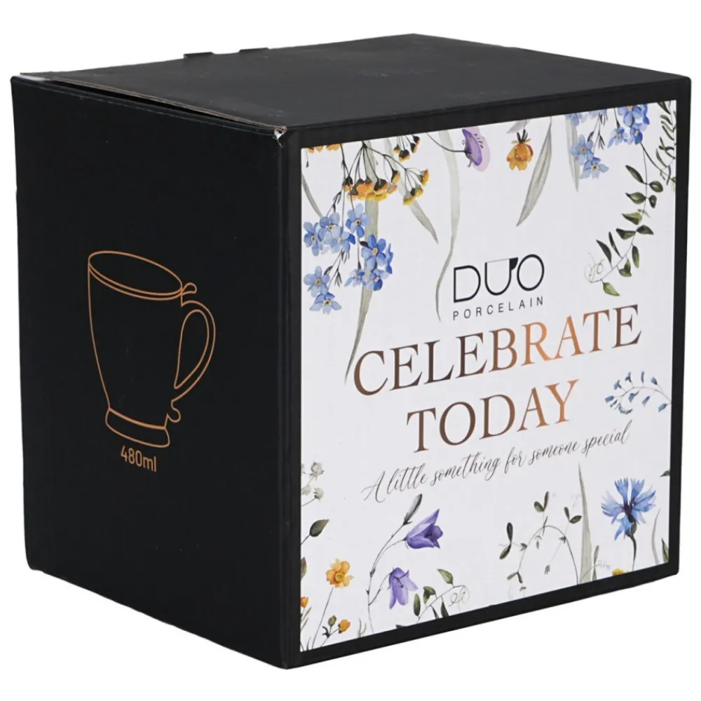 Kubek na stopce z zaparzaczem MELODY 510 ml * Duo Hot