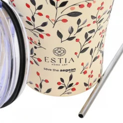 Kubek termiczny 350 ml Bloom Beige * Estia Outlet