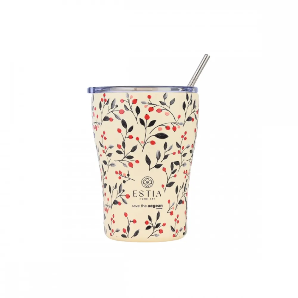 Kubek termiczny 350 ml Bloom Beige * Estia Outlet