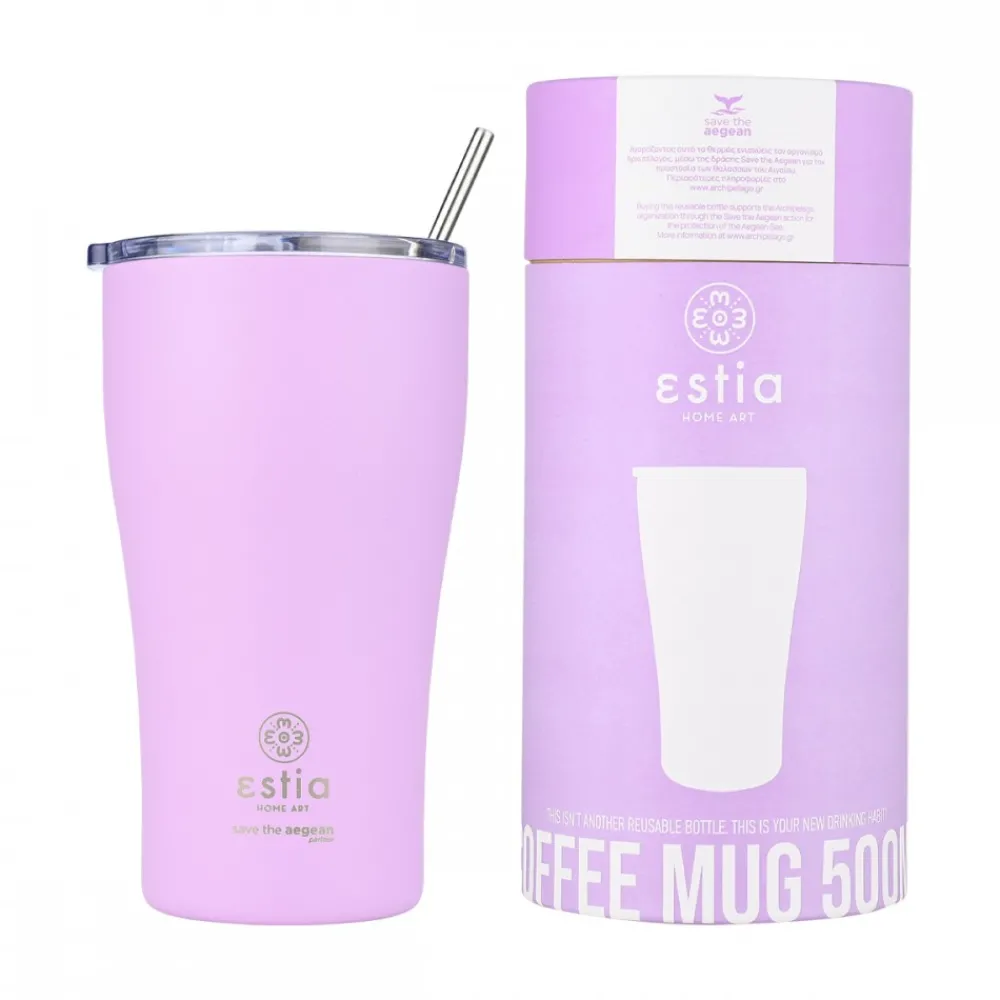 Kubek termiczny 500 ml Lavender Purple * Estia Outlet