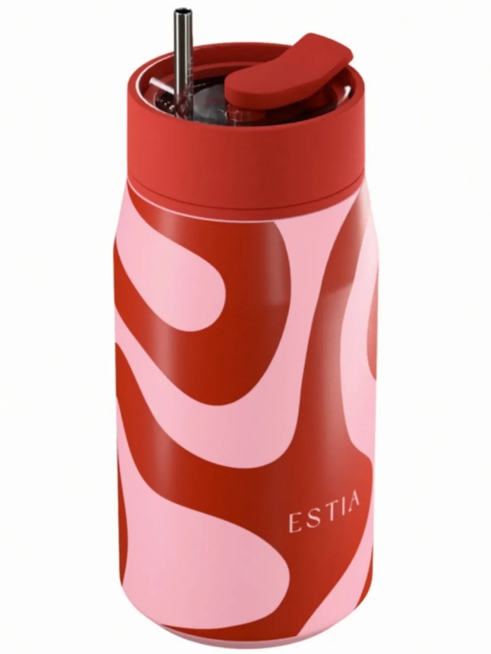 Kubek termiczny 360 ml Lens Coral Waves * Estia Hot