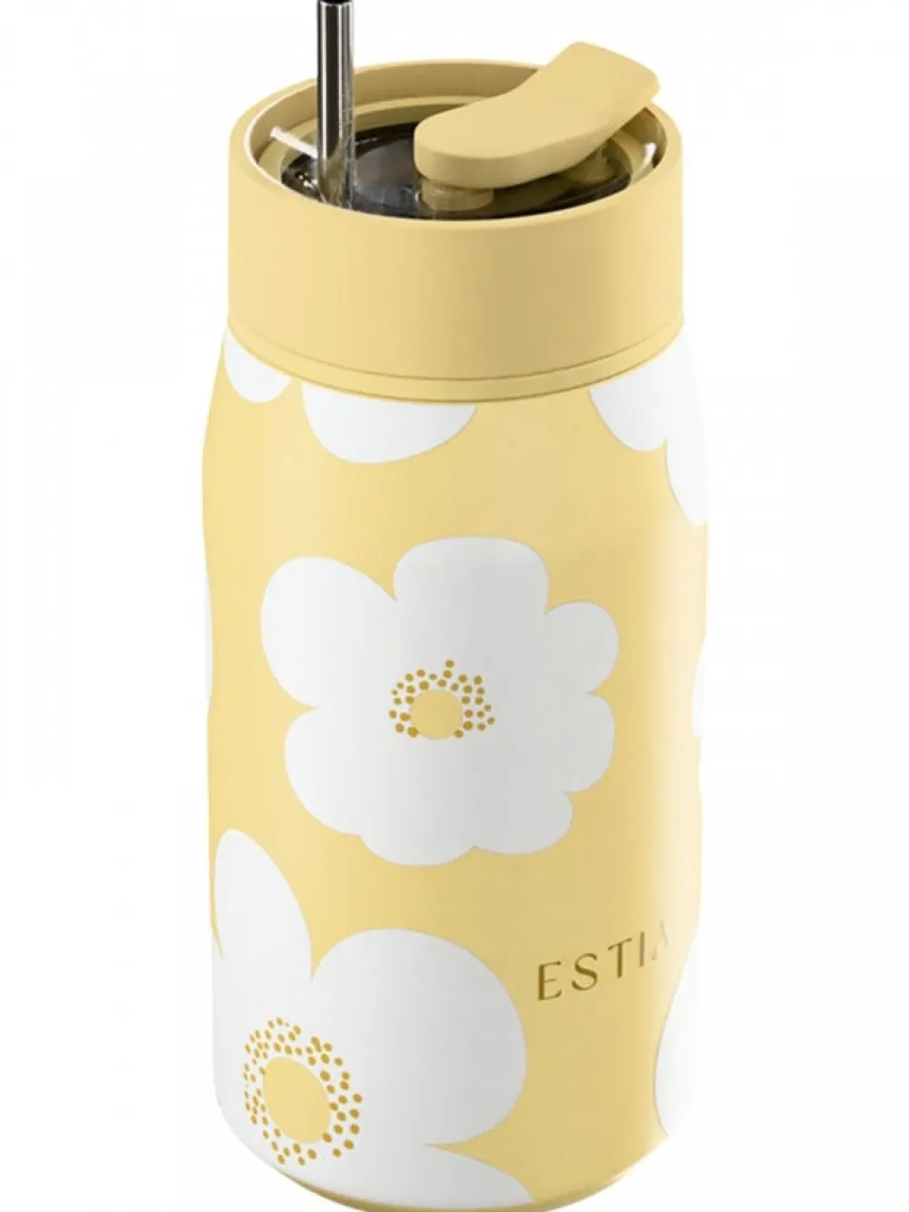 Kubek termiczny 360 ml Lens Yellow Daisy * Estia Outlet