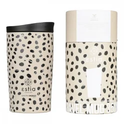 Kubek termiczny 350 ml Leopard taupe * Estia Best