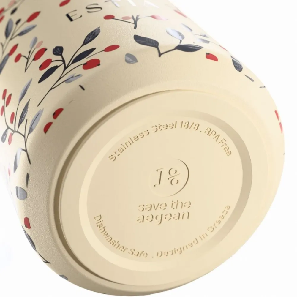 Kubek termiczny 500 ml Pulse Bloom Beige * Estia Best