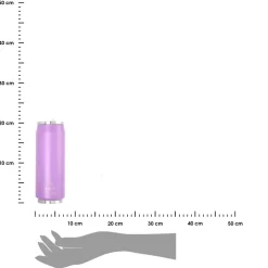 Kubek termiczny ze składaną słomką 500 ml Lavender Purple * Estia Hot