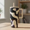 Kubek termiczny ze słomką 900 ml Bold Drift * Estia New