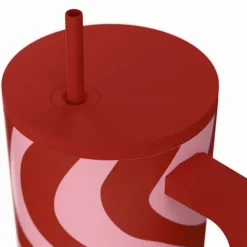Kubek termiczny ze słomką 900 ml Coral Waves * Estia Discount