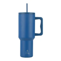 Kubek termiczny ze słomką 1200 ml Denim Blue * Estia Hot