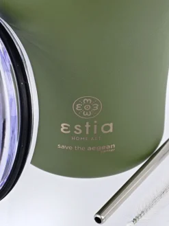 Kubek termiczny ze słomką 350 ml Forest Spirit * Estia Hot